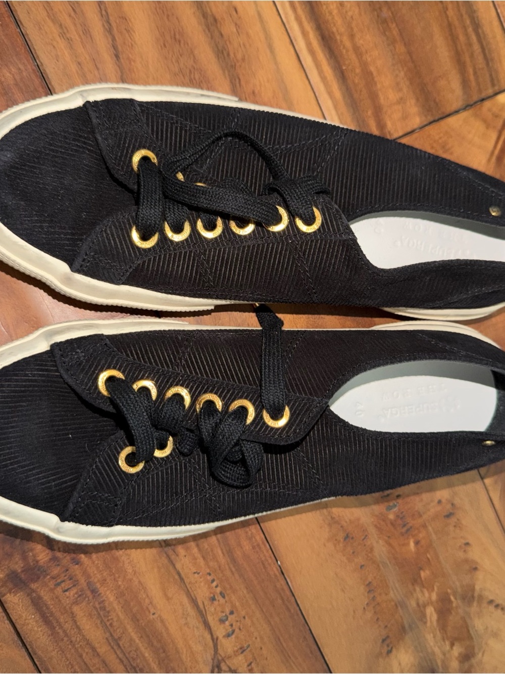 Superga X THE ROW Black Sneakers SZ 40